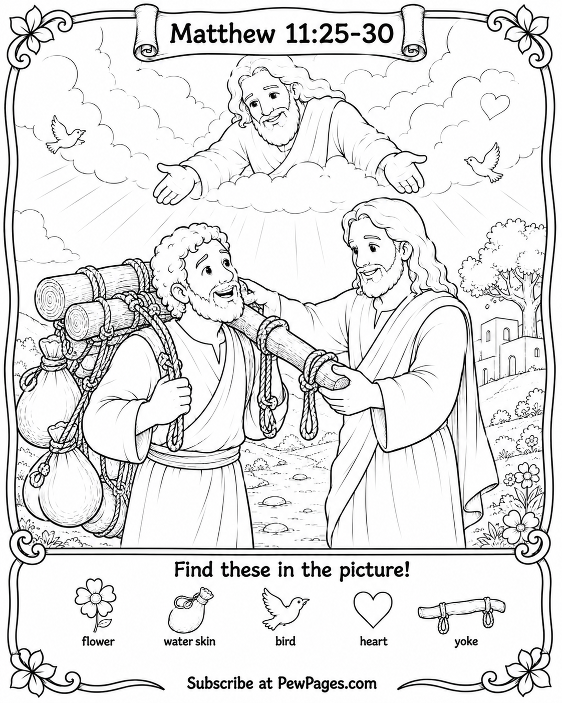 Matthew 11:25-30 Fourteenth Sunday in Ordinary Time — Matthew 11:25-30